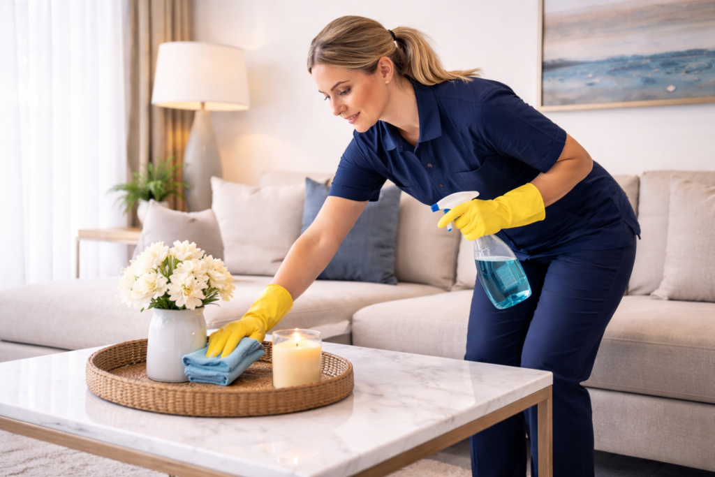 Professional and tailored house cleaning service in London showing attention to detail for premium homes and residential properties. Smart Clean Services
